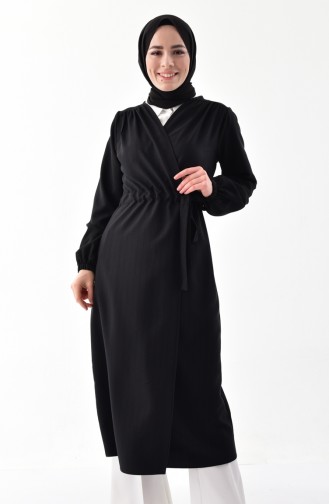 Side Tie Cape 0208-01 Black 0208-01