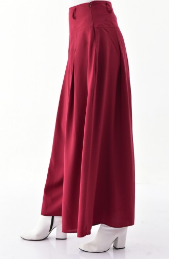 Viscose Pant Skirt 8109-02 Claret Red 8109-02