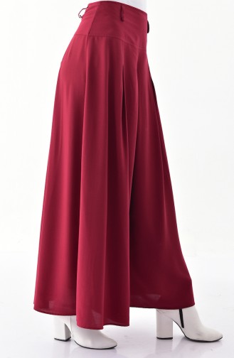 Viscose Pant Skirt 8109-02 Claret Red 8109-02