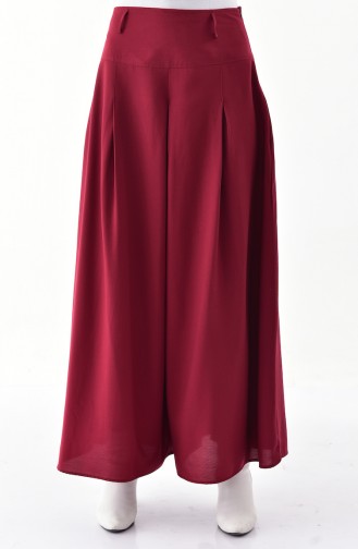 Viscose Pant Skirt 8109-02 Claret Red 8109-02