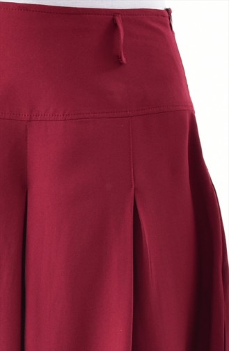 Viscose Pant Skirt 8109-02 Claret Red 8109-02