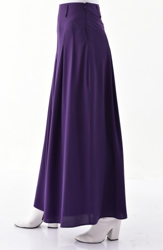 Viscose Pant Skirt 8109-06 Purple 8109-06