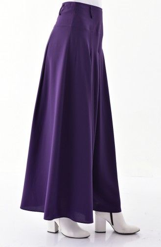 Viscose Pant Skirt 8109-06 Purple 8109-06