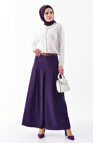 Viscose Pant Skirt 8109-06 Purple 8109-06