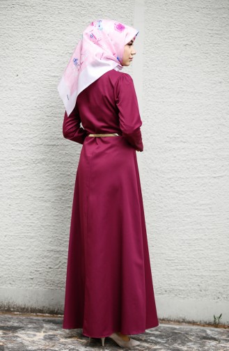 Zwetschge Hijab Kleider 8212-01