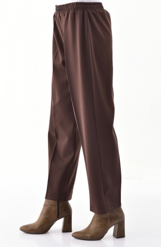 Elastic Waist Pants 2055-03 Brown 2055-06