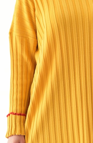 Knitwear Bat Sleeve Tunic 7316-02 Mustard 7316-02
