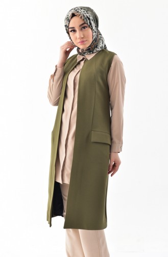 Oil Green Waistcoats 1047-13