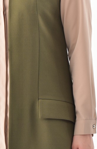 Oil Green Waistcoats 1047-13