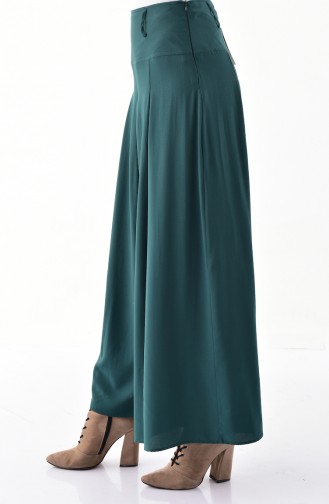 Viscose Pants Skirt 8109-04 Emerald Green 8109-04
