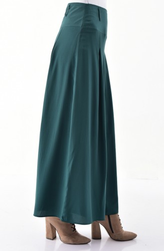 Viscose Pants Skirt 8109-04 Emerald Green 8109-04