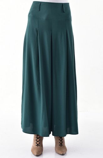 Viscose Pants Skirt 8109-04 Emerald Green 8109-04