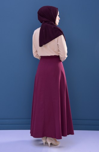 Minahill Zippered Skirt 8211-02 Damson 8211-02