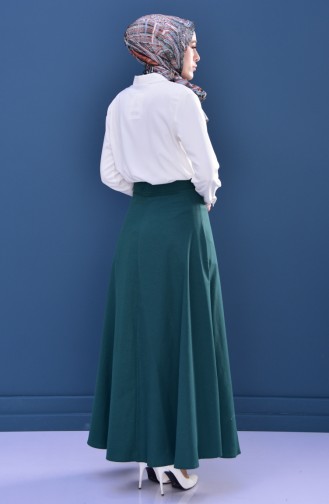Minahill Zippered Skirt 8211-03 Emerald Green 8211-03