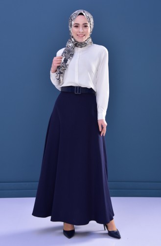 Navy Blue Skirt 6506-02