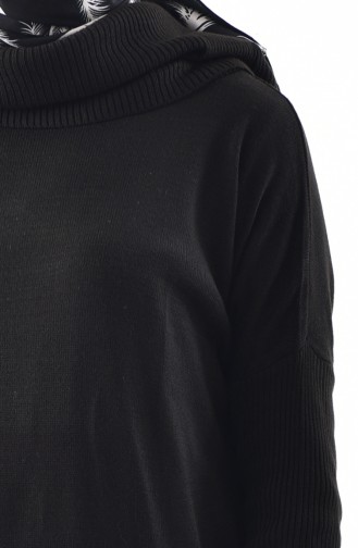 Knitwear Polo-neck Sweater 5162-04 Black 5162-04