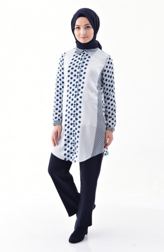 Polka Dot Tunic 154061-01 Blue 154061-01