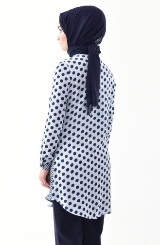 Polka Dot Tunic 154061-01 Blue 154061-01