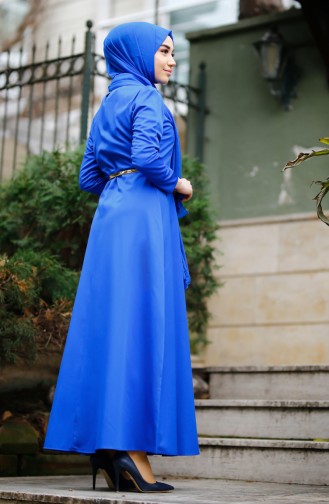 Robe Hijab Blue roi 8212-06