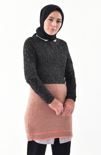 Knitwear Sweater 8501-01 Black Salmon 8501-01