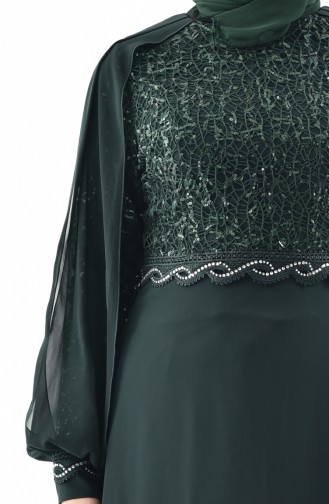 Habillé Hijab Vert 52736-04