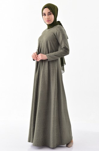 Robe Hijab Khaki 3068-01