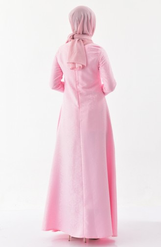TUBANUR Jacquard Dress 3068-06 Pink 3068-06
