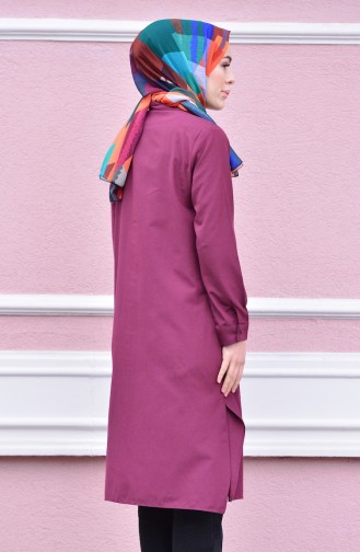 Minahill Slit Tunic 8209-06 Damson 8209-06