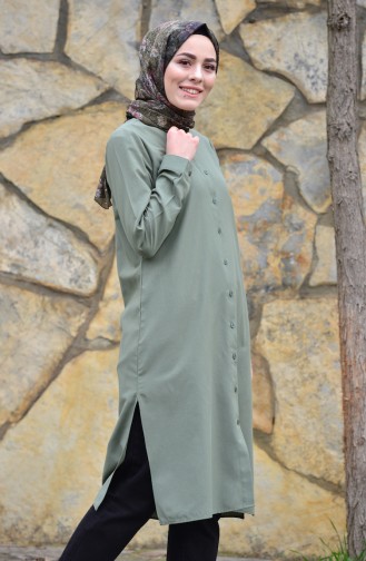 Minahill Slit Tunic 8209-10 Khaki 8209-10