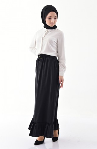 DURAN Ruffled Skirt 1075-05 Black 1075-05