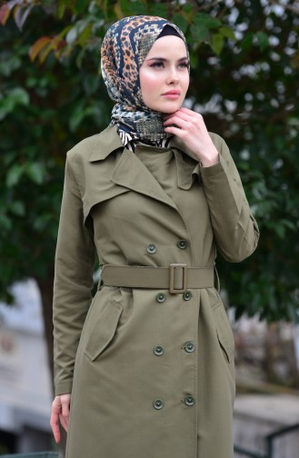 Belt Trench Coat 5399-02 Khaki 5399-02