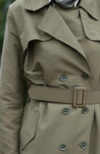 Belt Trench Coat 5399-02 Khaki 5399-02