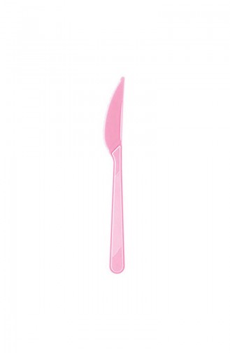 Plastik Bıçak 10lu TM-BCK-0022 Pembe