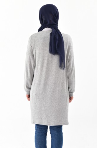 Thin Knitwear Tunic 1082-01 Gray 1082-01