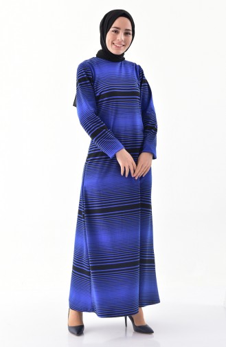 Dilber Striped Dress 9044-02 Saks 9044-02