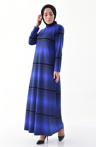 Dilber Striped Dress 9044-02 Saks 9044-02