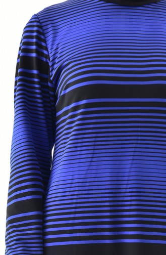 Dilber Striped Dress 9044-02 Saks 9044-02