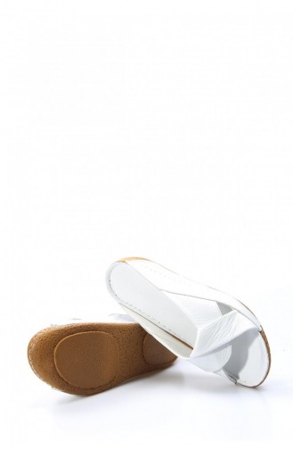 White Summer slippers 864ZA600-16777215
