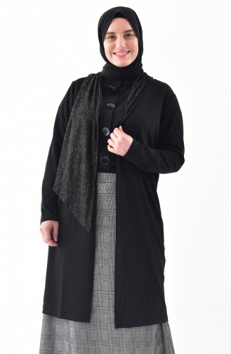 Shawl Collar Cardigan 1151-01 Black 1151-01