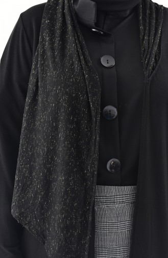 Gilet Col Châle 1151-01 Noir 1151-01