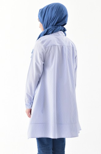 Chemise a Rayure 5148-02 Bleu 5148-02