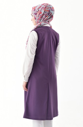 Gilet Détail Poches 1047-07 Pourpre 1047-07