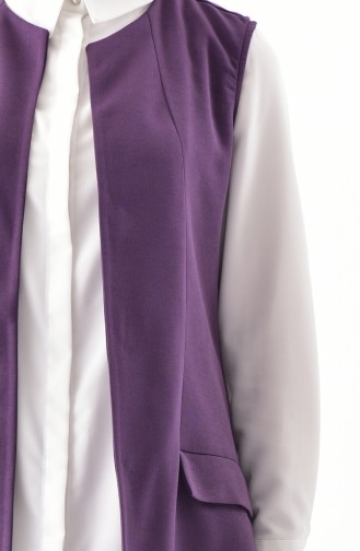 Purple Gilet 1047-07