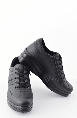 Women´s Sports Shoes 0101-04 Black Leather 0101-11