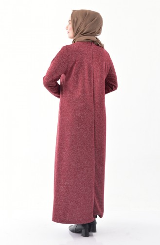 Robe Hijab Bordeaux 4892-03