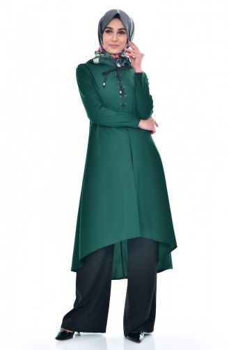 Tunic Trousers Double Suit 9021-03 Emerald Green 9021-03