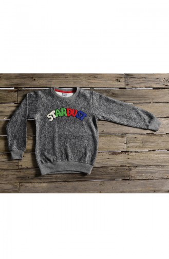 Light Gray Baby and Children`s Sweatshirts 107-2
