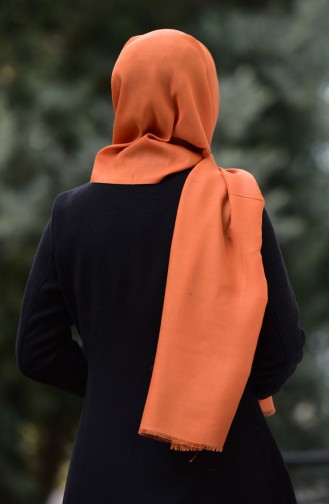 Düz Cotton Şal 19045-17 Tarçın Renk