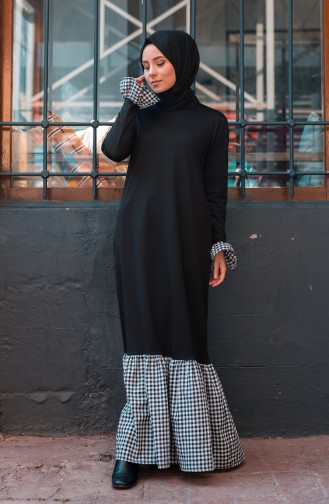 Robe Hijab Noir 3302-03