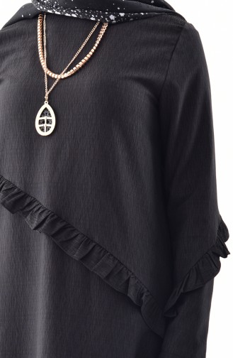 Necklace Frilly Tunic 0002-05 Black 0002-05